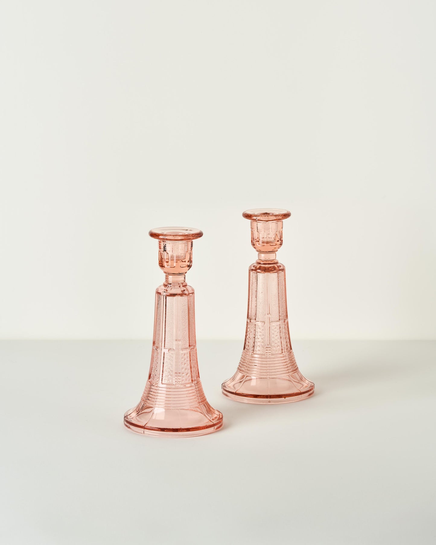 Val Saint Lambert Art Deco Candlestick Holder
