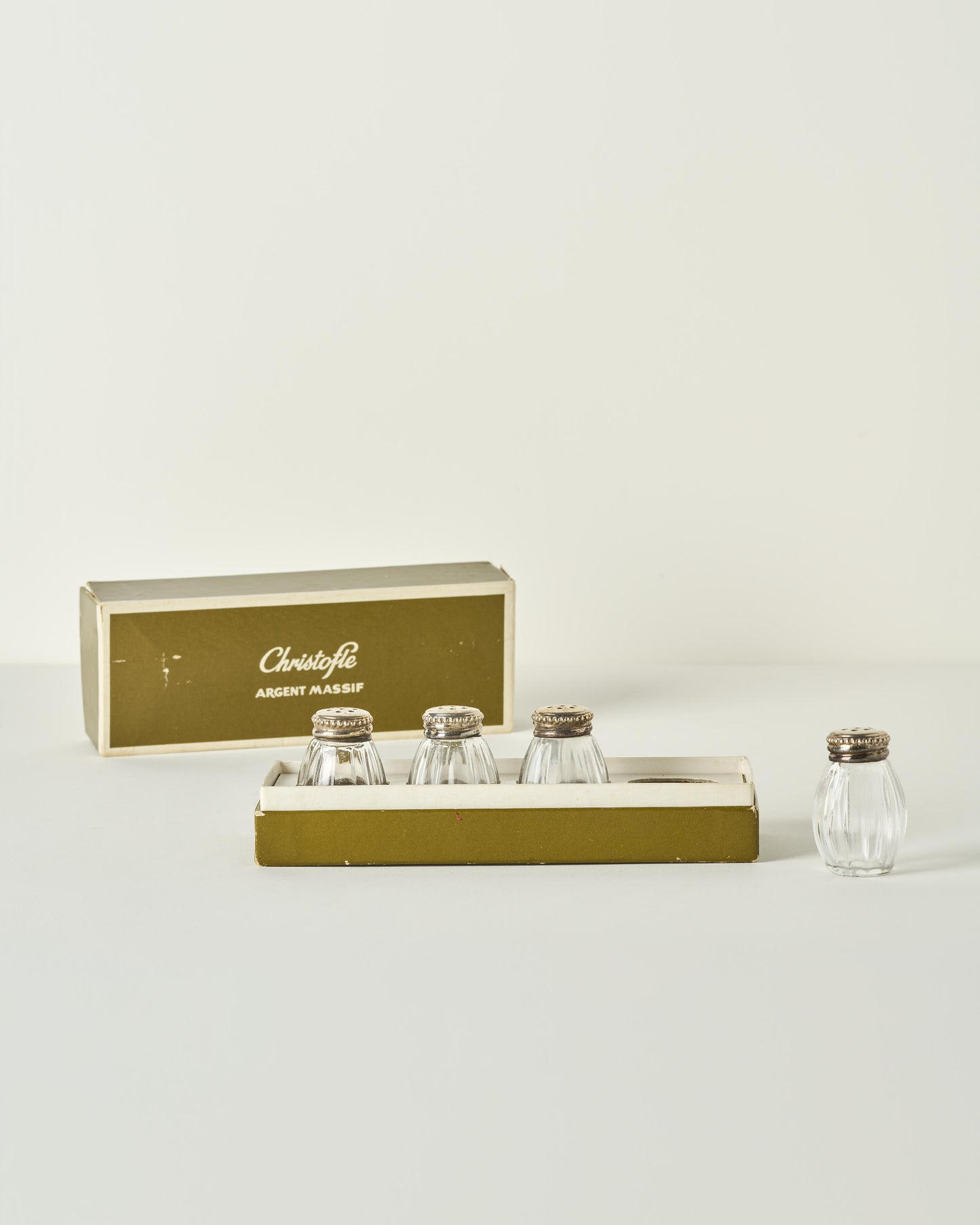 Vintage Christofle Salt & Pepper