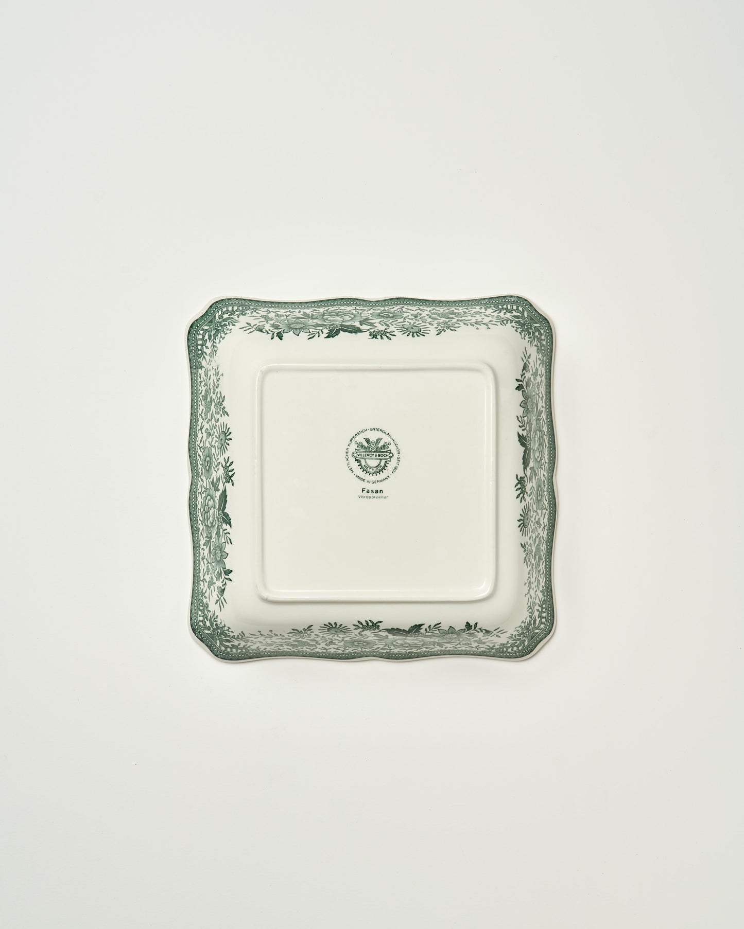Vintage Villeroy & Boch Green Fasan Set