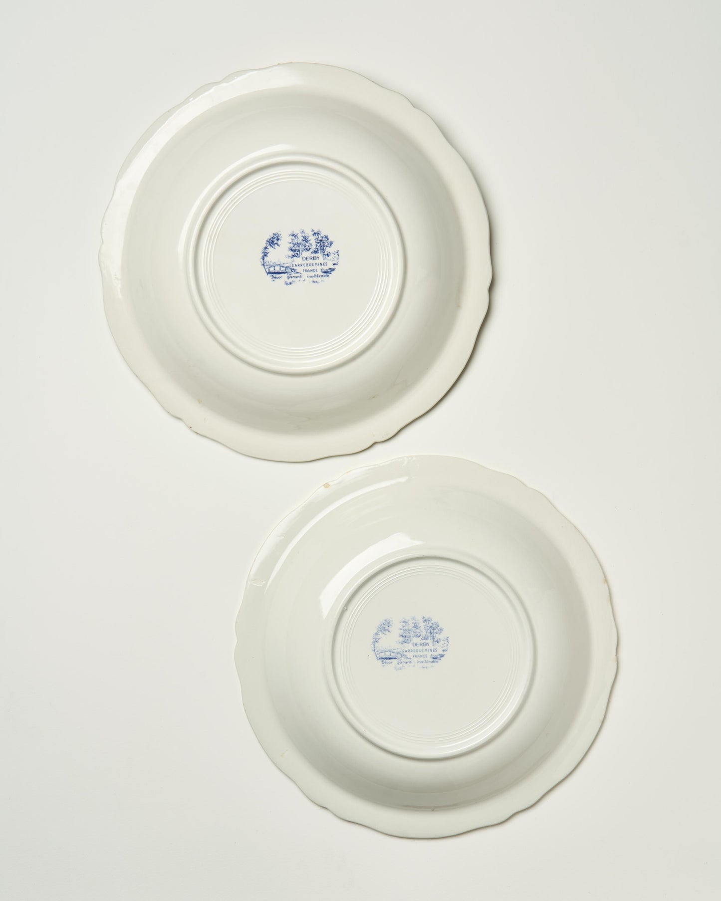 Vintage Sarreguemines Derby Serving Platters