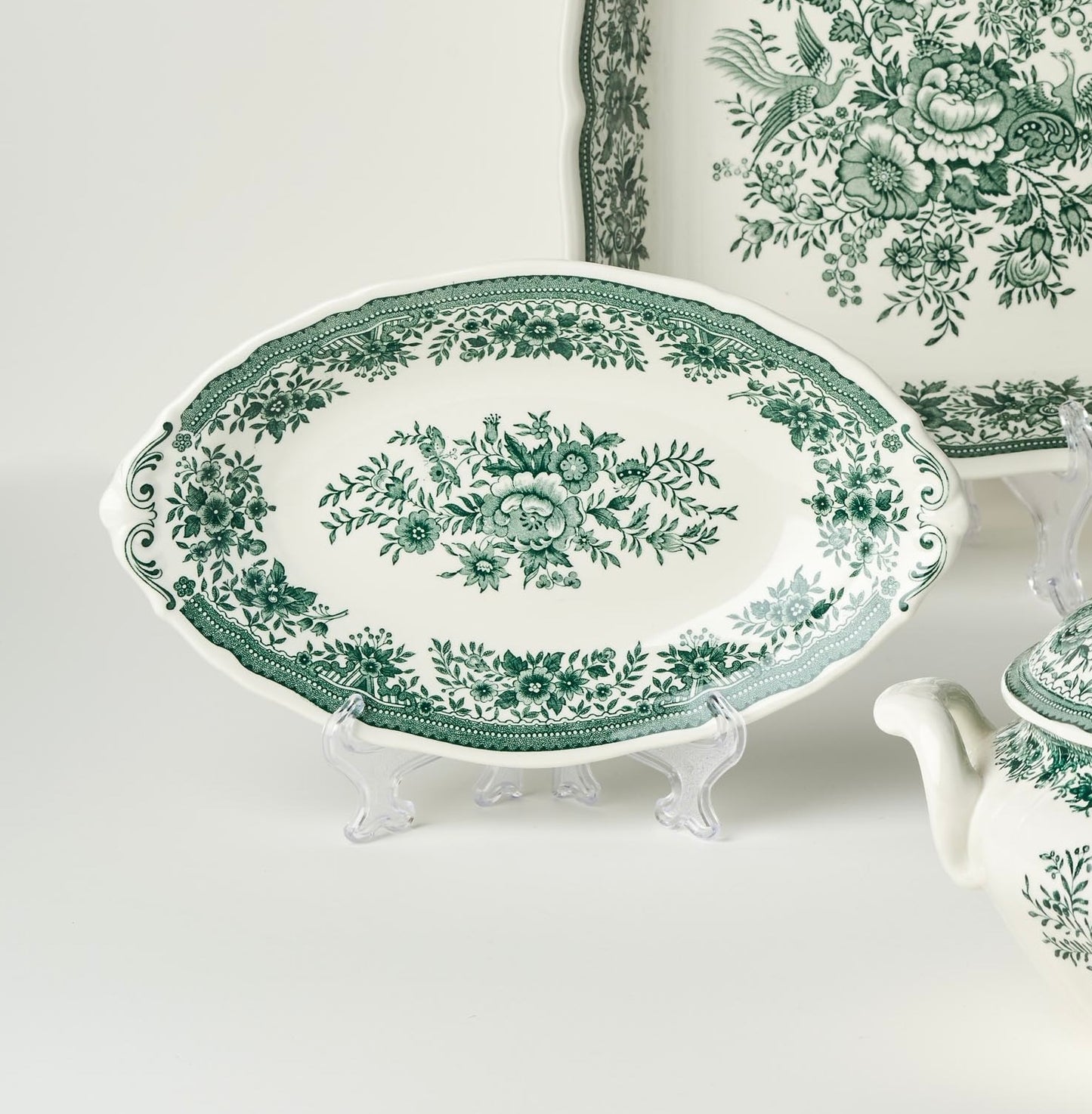 Vintage Villeroy & Boch Green Fasan Small Raviera Plate