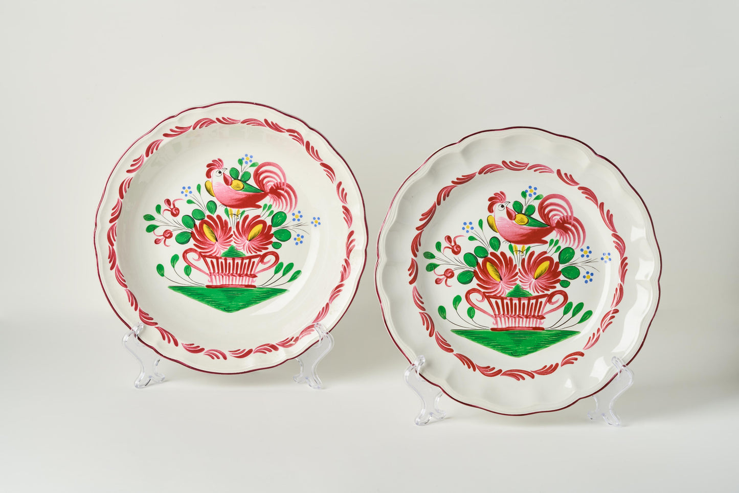 St Clement Faience "Coq" Set