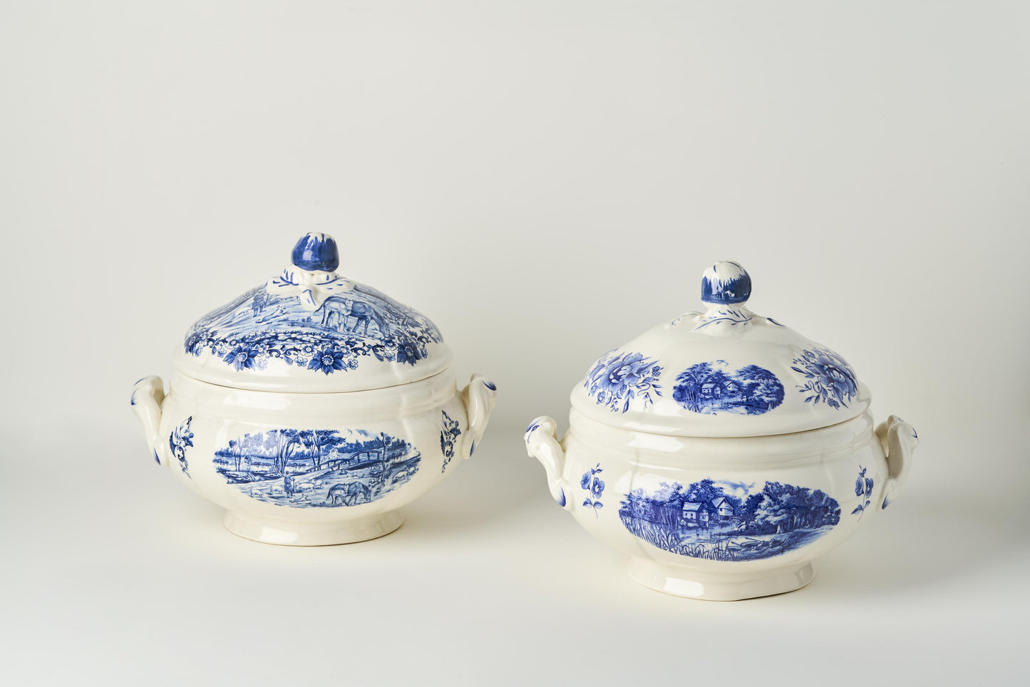 Vintage Sarreguemines Romantic Tureen