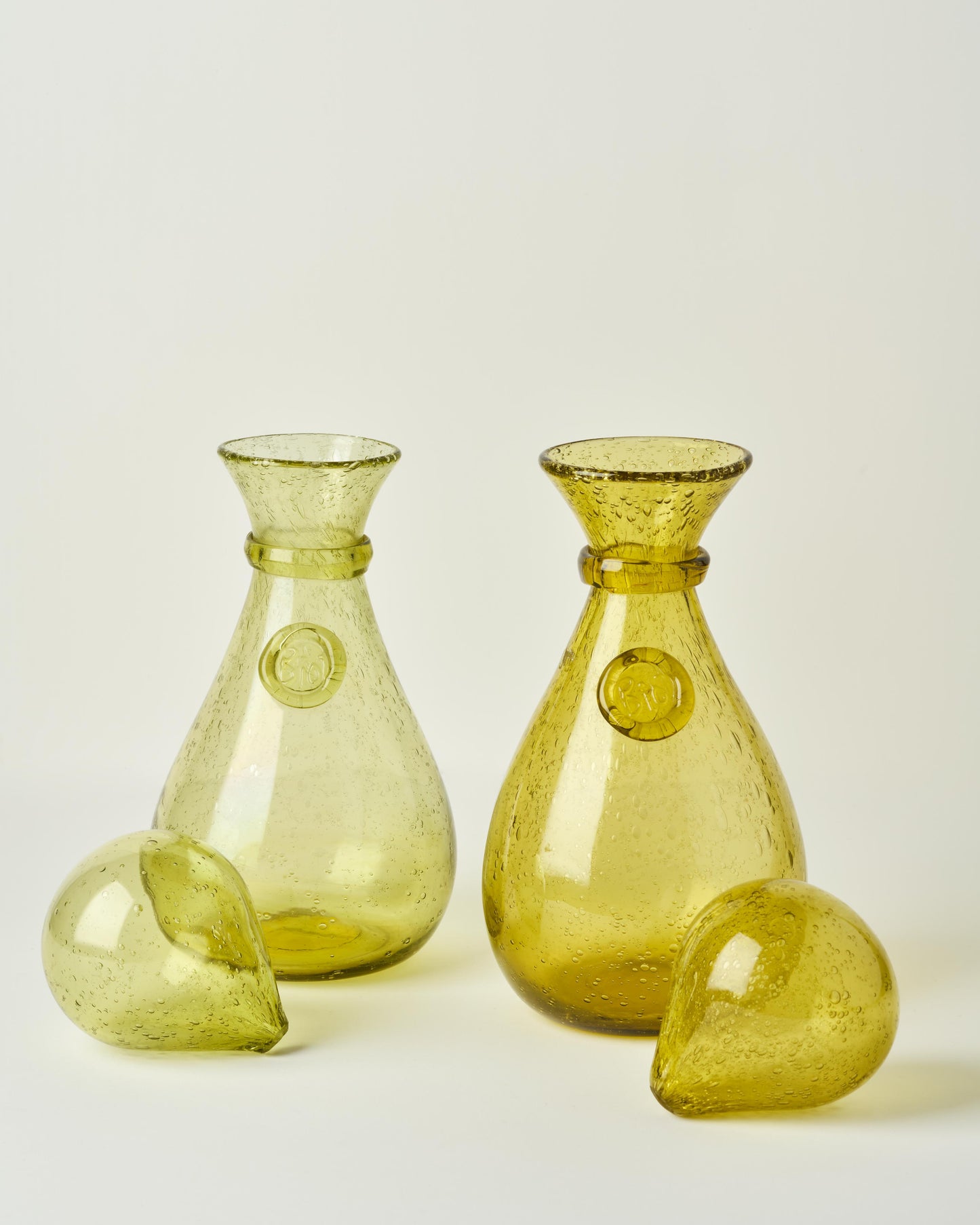 Vintage Green Bottles
