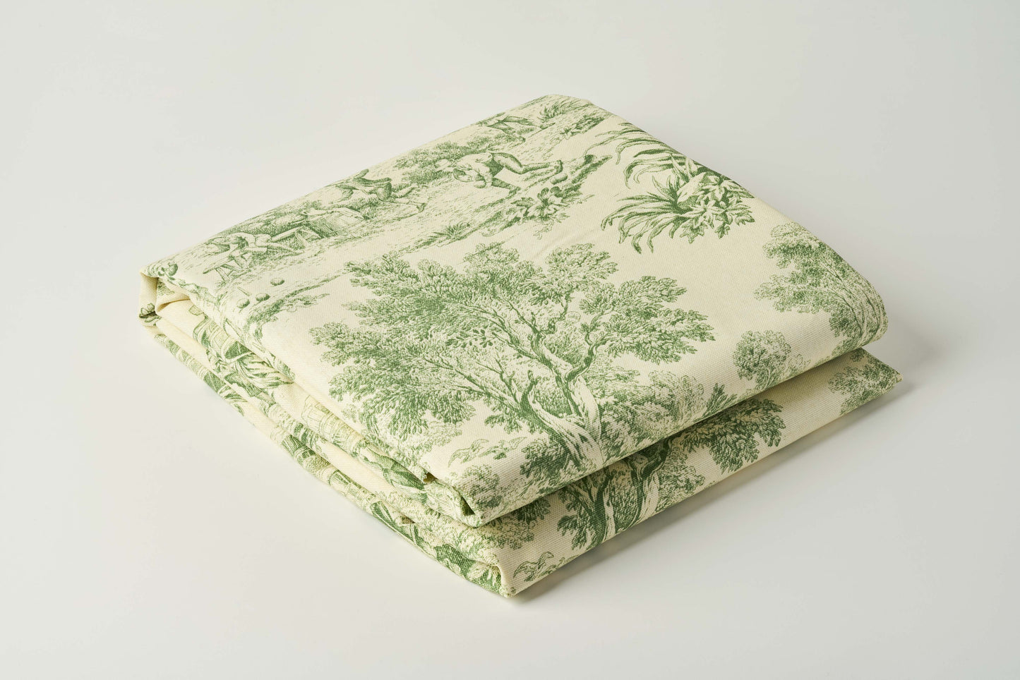 Toile De Jouy Tablecloth - light green