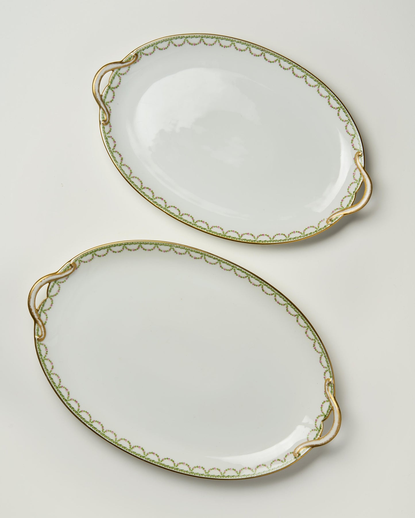 Antique GDA Limoges Trays