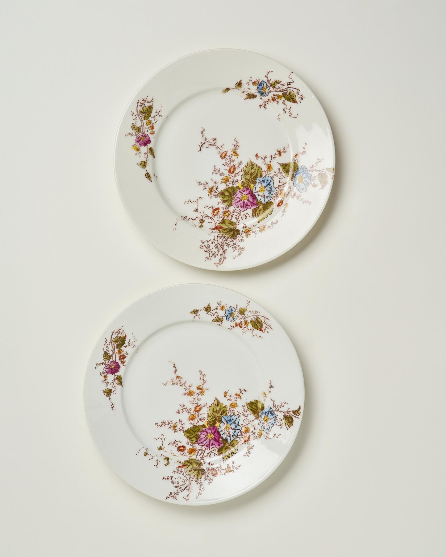 Floral Plates Set