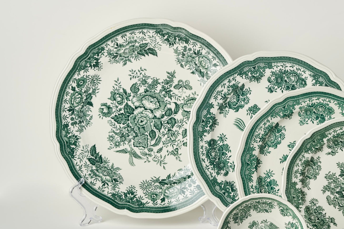 Vintage Villeroy & Boch Green Fasan Serving Platters