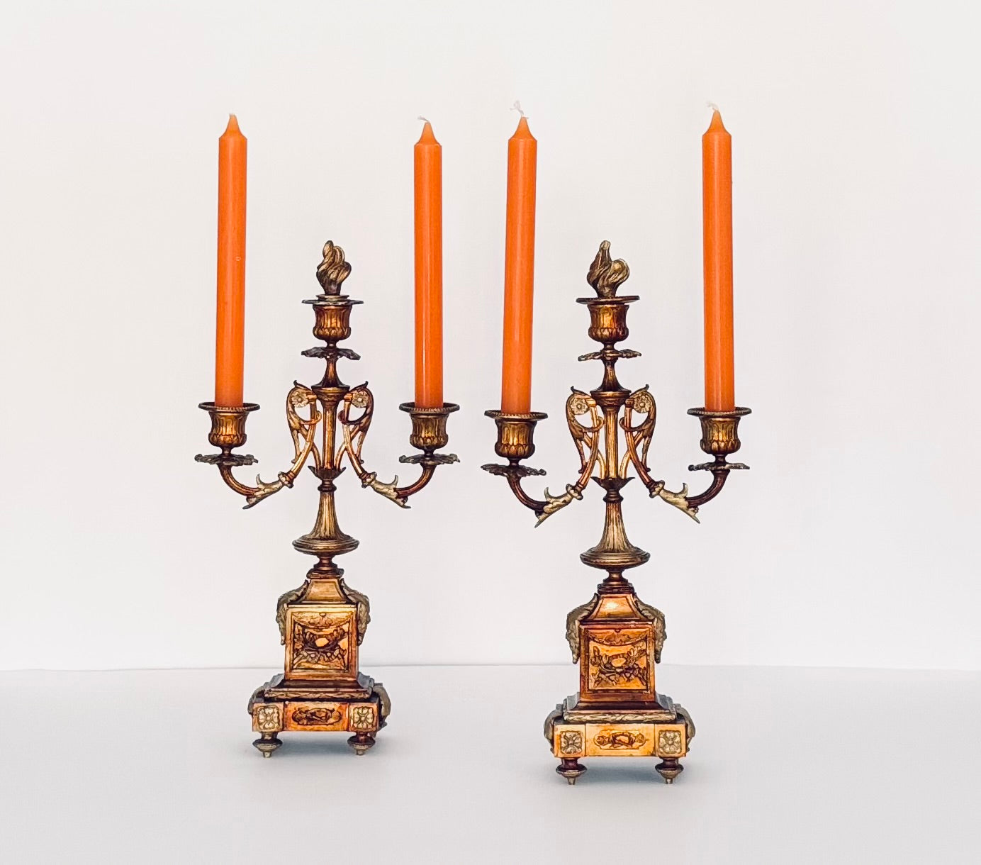 Metal Candle Holders with Snuffers