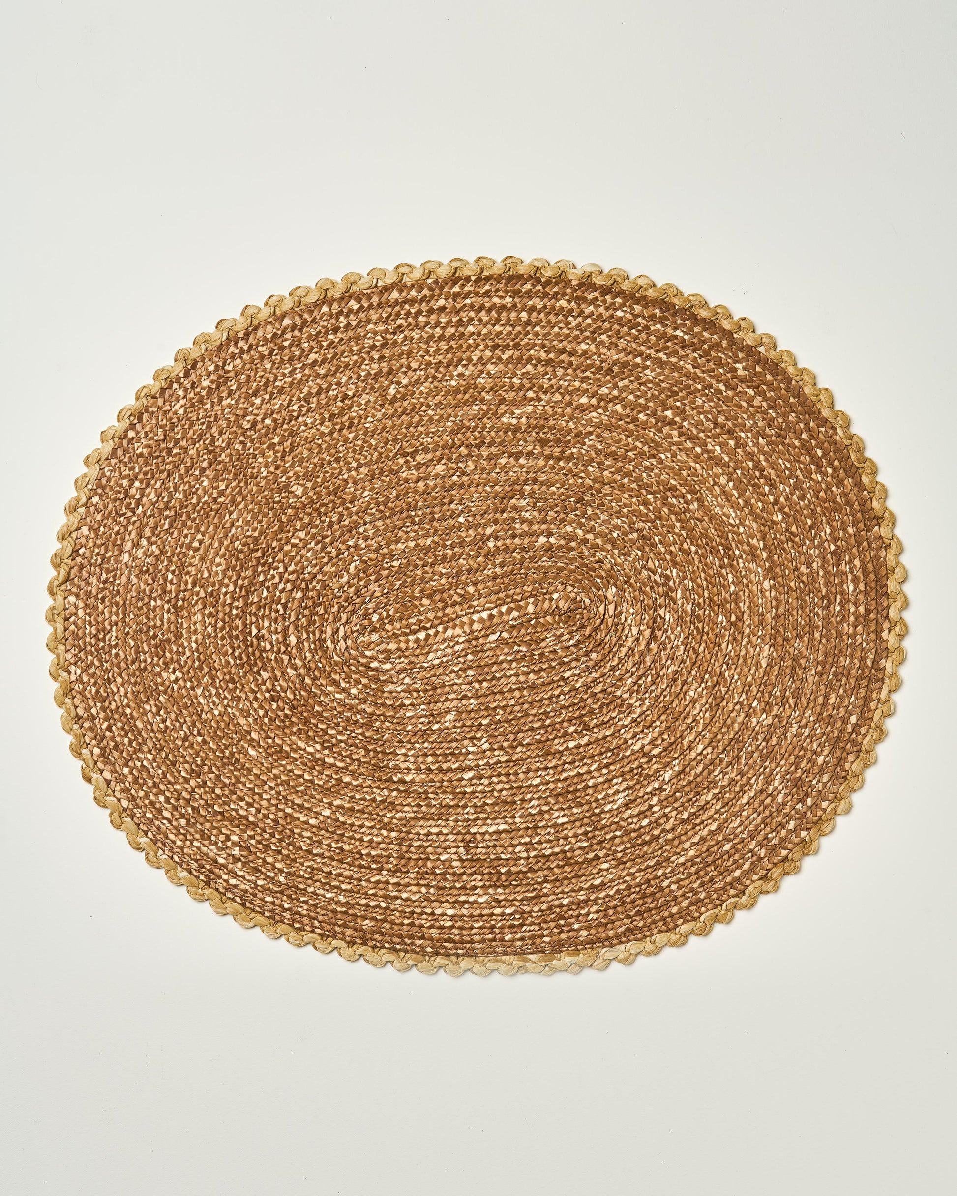 Straw Placemat- olive green