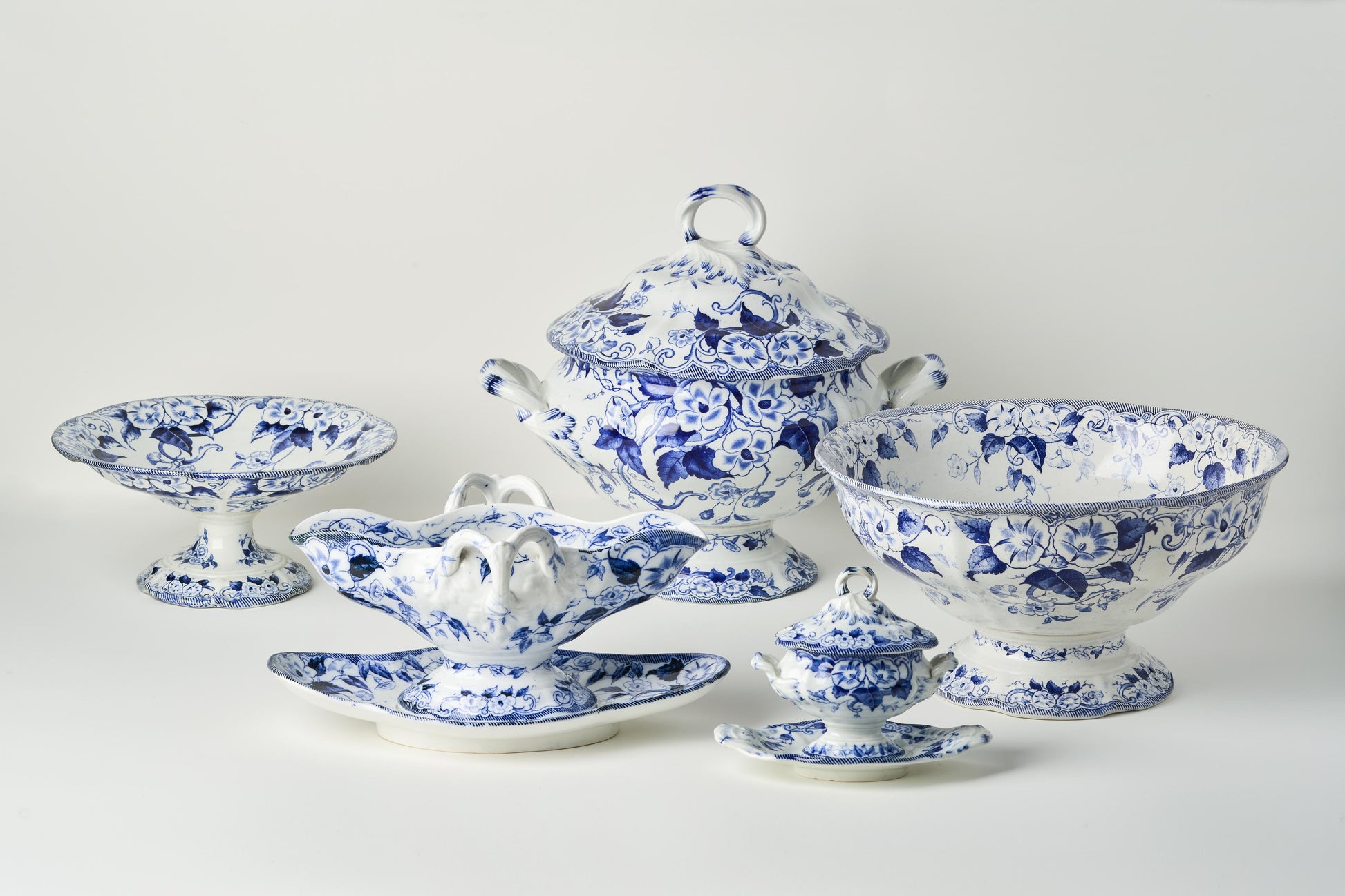 Creil et Montereau Flora Moutardier & Saucer