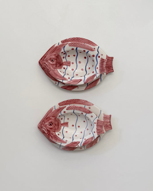 Fish-shaped Plate Set